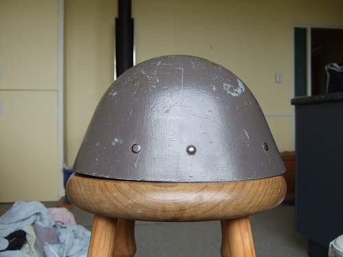 Finnish used German M18 helmet...