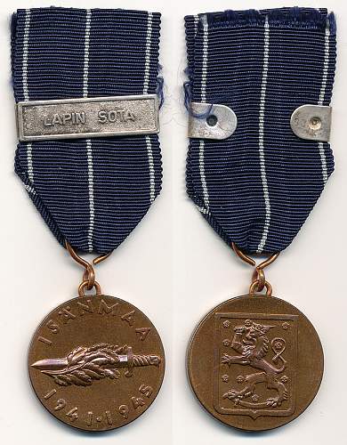 continuation war medal