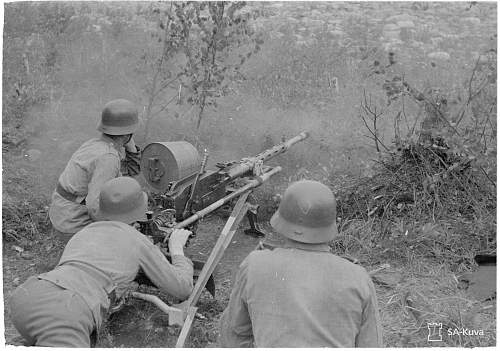 Finnish 20mm Madsen auto-cannon magazines with baskets