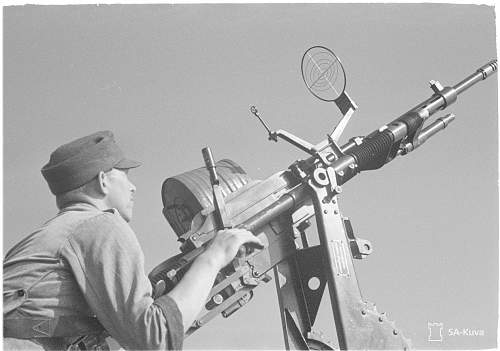 Finnish 20mm Madsen auto-cannon magazines with baskets