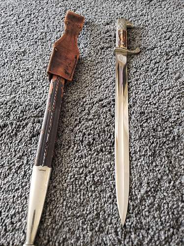 Verification of paul weyersberg police bayonet