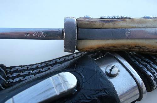 Police bayonet with Firemans knot - Alcoso