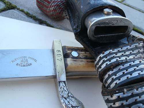 Police bayonet with Firemans knot - Alcoso