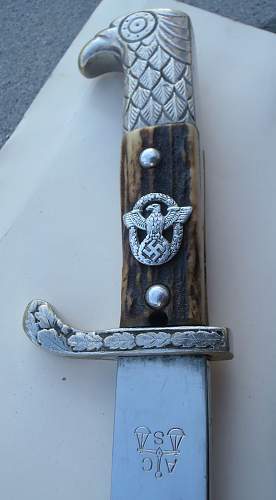 Police bayonet with Firemans knot - Alcoso