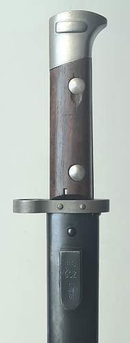 Bayonet Vz.33 of the Gedamerie and Police in the Reich Protectorate of Bohemia and Moravia