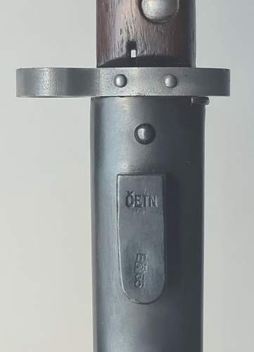 Bayonet Vz.33 of the Gedamerie and Police in the Reich Protectorate of Bohemia and Moravia