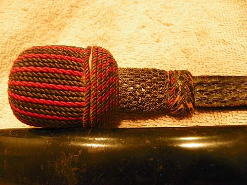 Firemans dagger &amp; portepee- knot