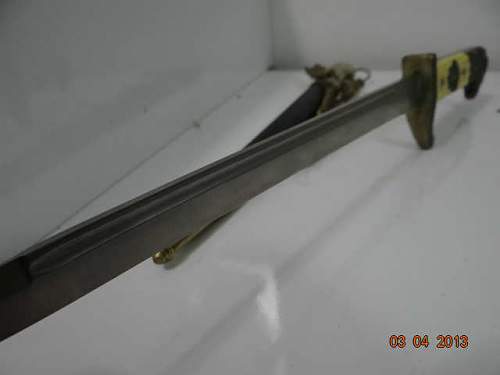 WW2 police dress bayonet  real or fake?