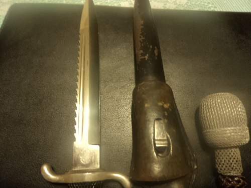 Early Sawback Fireman's Dress Dagger by Eickhorn?