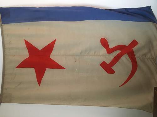 Soviet Naval Flag - Vozrohdeniya Island?
