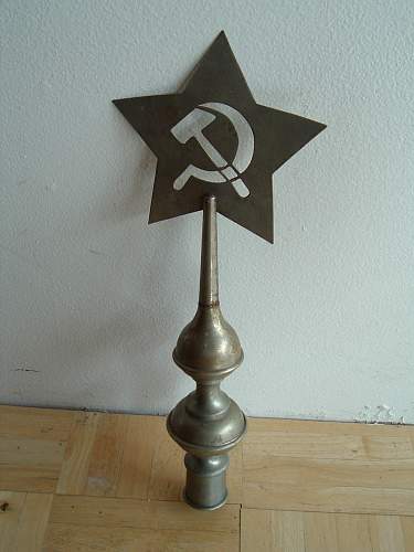 Soviet Flag Pole Top