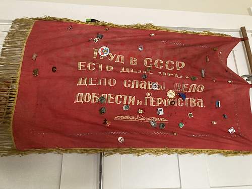Unknown Soviet banner flag