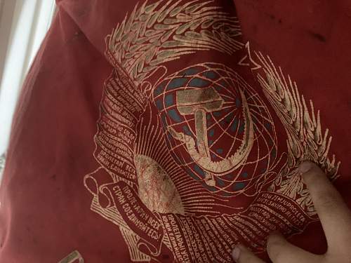 Unknown Soviet banner flag