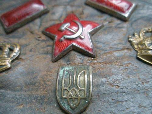 Soviet Rank Pips? Cap Stars, LW Coin Purse/UNIQUE!!