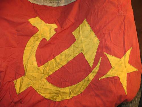 Offered this Soviet Flag