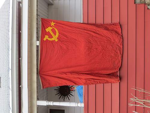 Offered this Soviet Flag
