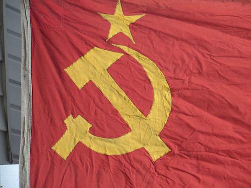 Offered this Soviet Flag