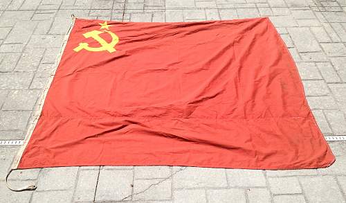 Offered this Soviet Flag