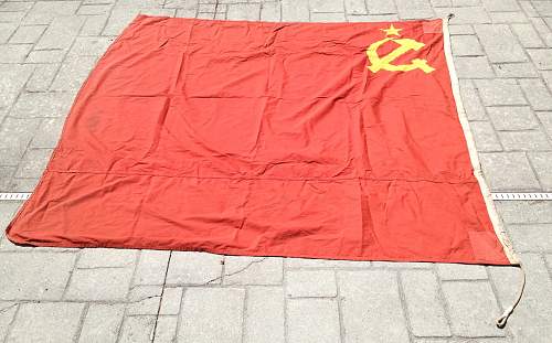 Soviet flags ,rare?