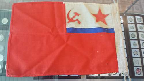 1937 Soviet Union Deputy Commissar of the Navy Flag