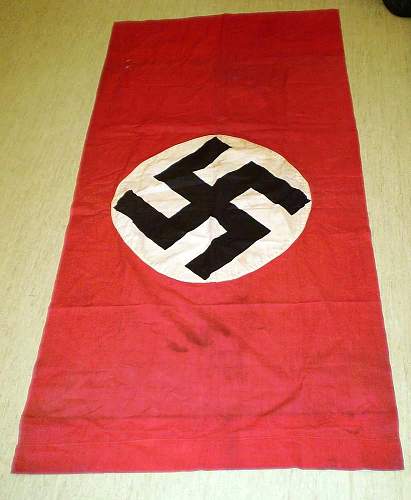 REAL? Nazi flag/banner from Jutland, Denmark