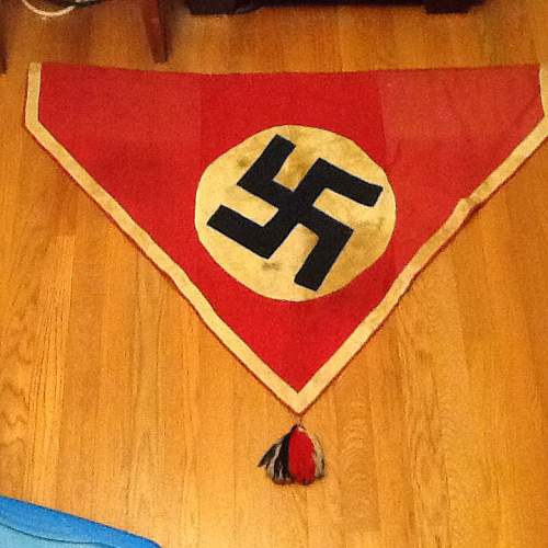 Strange Nazi Pennant with tassel