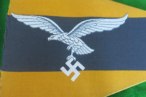 Luftwaffe flight section Battalion commander's vehicle pennant
