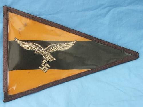 Luftwaffe flight section Battalion commander's vehicle pennant