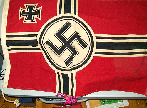 Kriegsmarine (Reichskriegsfahne) Flag...