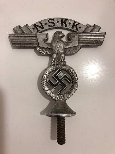 NSKK Staff Car Pennant Finial