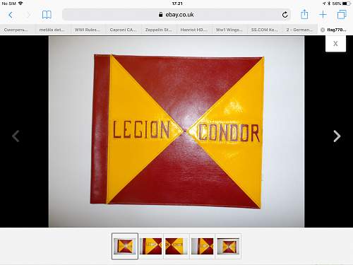 FAKE condor legion car pennant for sale on eBay