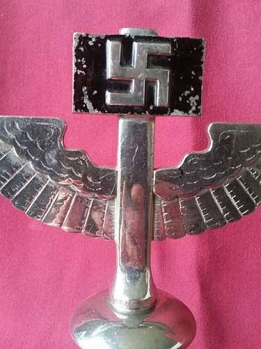 HAGO &quot;Hand Worker Association&quot; Flag Finial