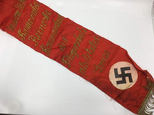 A General's Funeral Sash