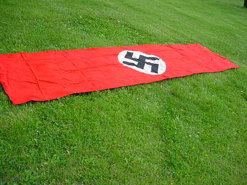 German banner 12ftX3.5ft bringback mint cond.