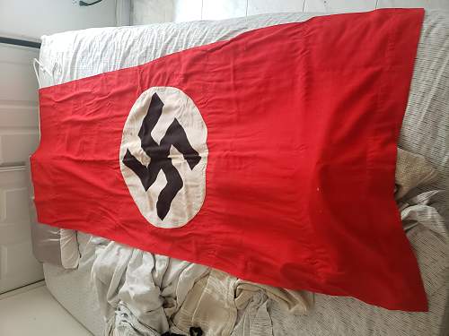 Can Anyone assist with the type and authenticity of this NAZI banner?