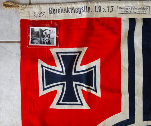 WWII marine marked Kreigsflagge