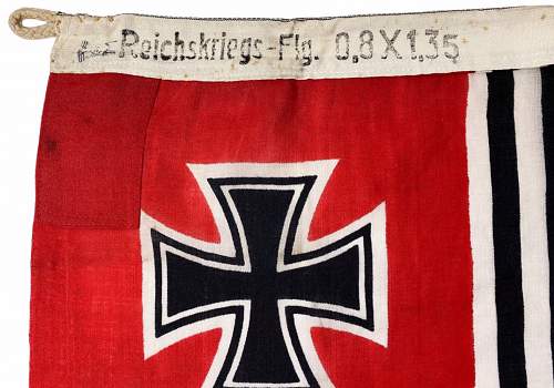 Reichskriegsflagge, original?