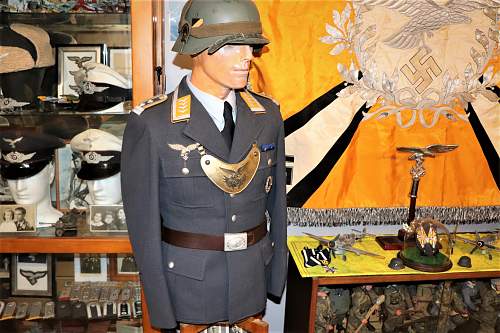 Luftwaffe Standard Bearer's Gorget and a few other items