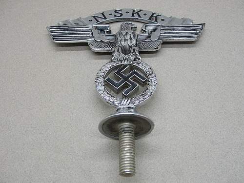 NSKK Staff Car Pennant Finial