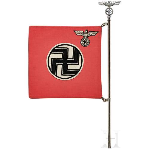 State Service vehicle pennant complete with pole