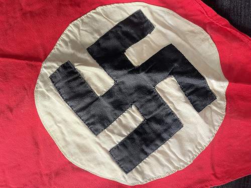 Assistance with single sided NSDAP Pennant