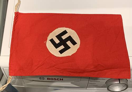 Small Swastika Flag - real or fake ?