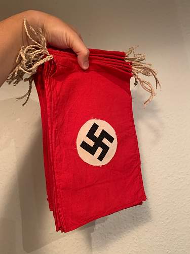 Small Swastika Flag - real or fake ?