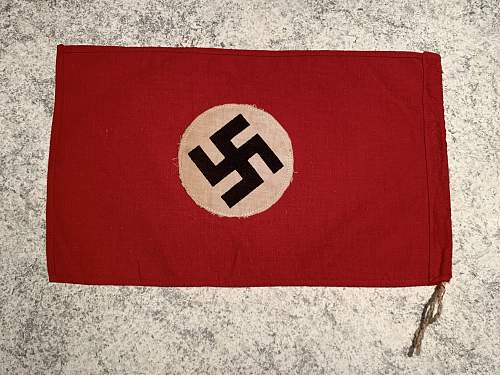 Small Swastika Flag - real or fake ?