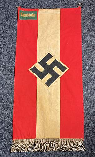 Hitlerjugend Landjahr Banner