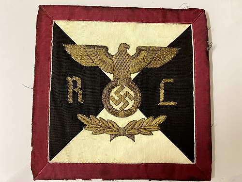 NSDAP Reich Level Car Pennant