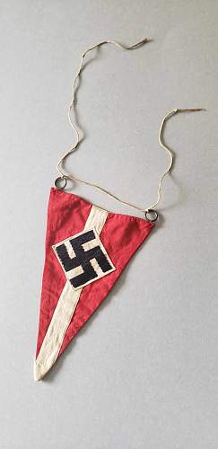 Hitler Youth Triangular banner - Max show find