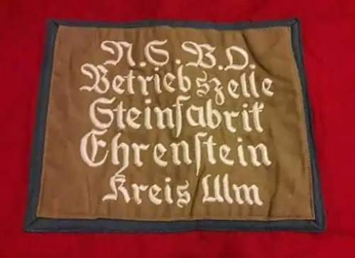 NSBO Flag from Ehrenstein Kreis Ulm