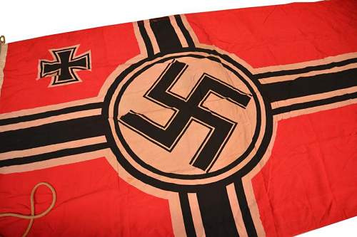 Reichskriegsflagge and swastika Pennant: Original??