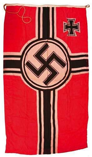 Reichskriegsflagge and swastika Pennant: Original??